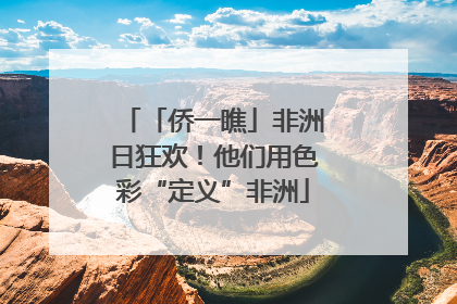 「侨一瞧」非洲日狂欢！他们用色彩“定义”非洲