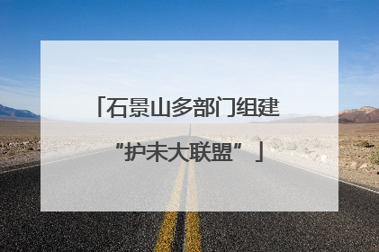 石景山多部门组建“护未大联盟”