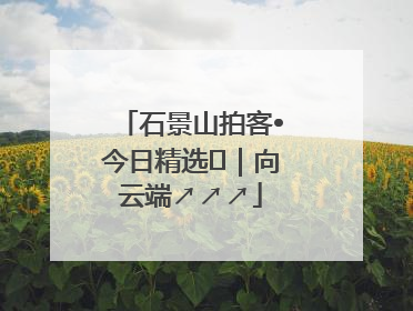 石景山拍客•今日精选⑳｜向云端↗↗↗