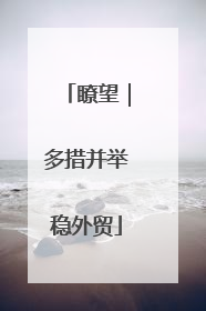 瞭望｜多措并举稳外贸