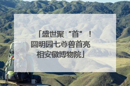 盛世聚“首”！圆明园七尊兽首亮相安徽博物院
