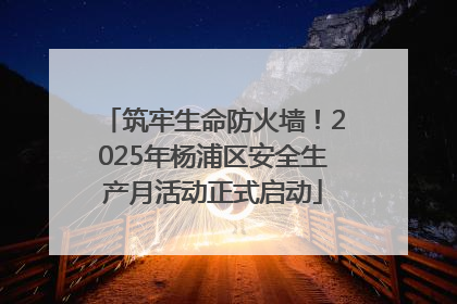 筑牢生命防火墙！2025年杨浦区安全生产月活动正式启动