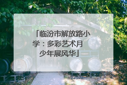临汾市解放路小学：多彩艺术月 少年展风华