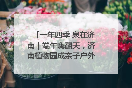 一年四季 泉在济南｜端午嗨翻天，济南植物园成亲子户外热门打卡地