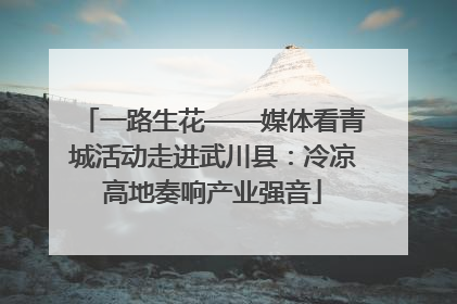一路生花——媒体看青城活动走进武川县：冷凉高地奏响产业强音