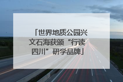 世界地质公园兴文石海获颁“行读四川”研学品牌