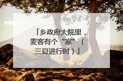乡政府大院里，麦客有个“家”（三夏进行时）