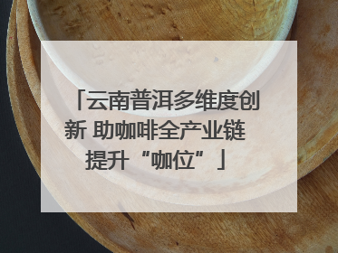 云南普洱多维度创新 助咖啡全产业链提升“咖位”