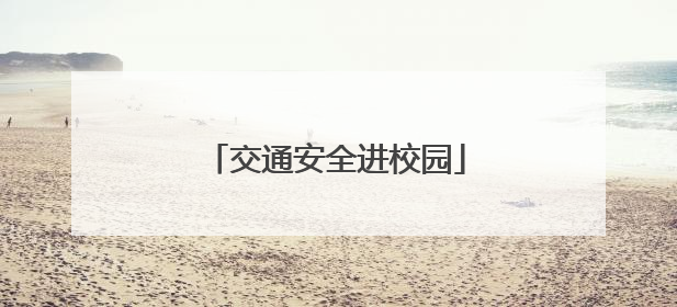 交通安全进校园