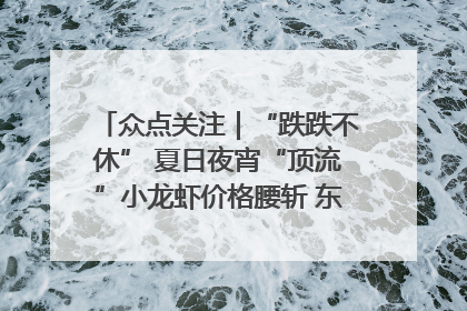 众点关注｜“跌跌不休” 夏日夜宵“顶流”小龙虾价格腰斩 东营人的快乐来了