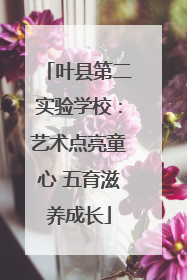 叶县第二实验学校：艺术点亮童心 五育滋养成长