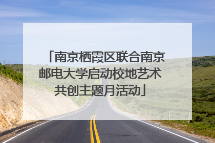 南京栖霞区联合南京邮电大学启动校地艺术共创主题月活动