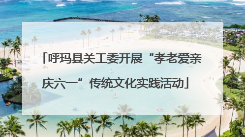呼玛县关工委开展“孝老爱亲庆六一”传统文化实践活动