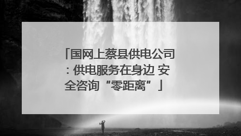 国网上蔡县供电公司：供电服务在身边 安全咨询“零距离”