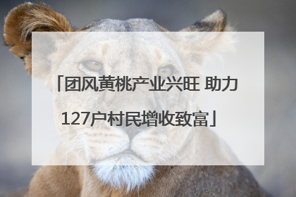 团风黄桃产业兴旺 助力127户村民增收致富