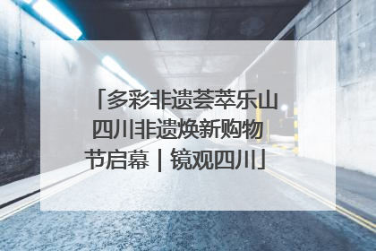 多彩非遗荟萃乐山 四川非遗焕新购物节启幕｜镜观四川