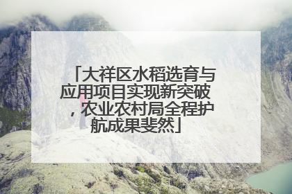大祥区水稻选育与应用项目实现新突破，农业农村局全程护航成果斐然