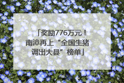奖励776万元！南漳再上“全国生猪调出大县”榜单