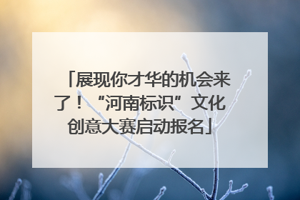 展现你才华的机会来了！“河南标识”文化创意大赛启动报名