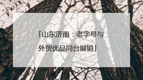 山东济南：老字号与外贸优品同台展销