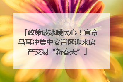 政策破冰暖民心！宜章马耳冲集中安置区迎来房产交易“新春天”