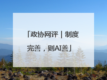 政协网评｜制度完善，则AI善