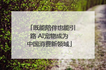 既能陪伴也能引路 AI宠物成为中国消费新领域