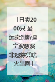 日卖2000只 最远卖到新疆 宁波慈溪非遗粽凭啥火出圈