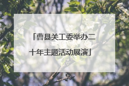 曹县关工委举办二十年主题活动展演