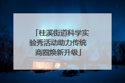 桂溪街道科学实验秀活动助力传统商圈焕新升级