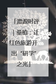 澧源时评｜桑植：让红色旅游开出“研学”之光