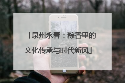 泉州永春：粽香里的文化传承与时代新风