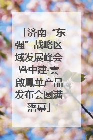 济南“东强”战略区域发展峰会暨中建·雲啟鳳華产品发布会圆满落幕