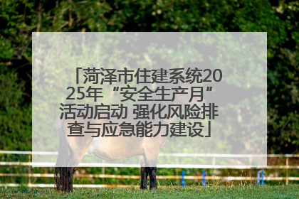 菏泽市住建系统2025年“安全生产月”活动启动 强化风险排查与应急能力建设