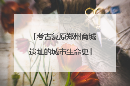 考古复原郑州商城遗址的城市生命史