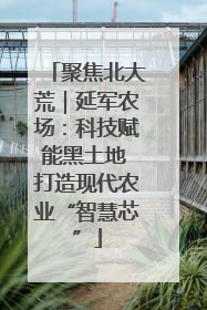 聚焦北大荒｜延军农场：科技赋能黑土地 打造现代农业“智慧芯”