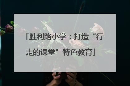 胜利路小学：打造“行走的课堂”特色教育