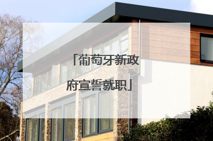 葡萄牙新政府宣誓就职