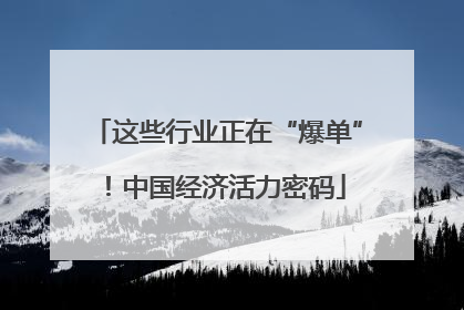 这些行业正在“爆单”！中国经济活力密码