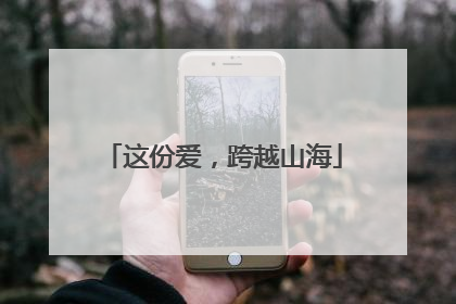 这份爱，跨越山海