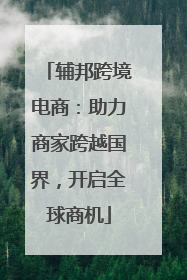 辅邦跨境电商：助力商家跨越国界，开启全球商机