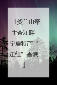 贺兰山牵手香江畔 宁夏特产“走红”香港