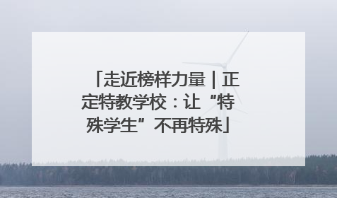 走近榜样力量｜正定特教学校：让“特殊学生”不再特殊