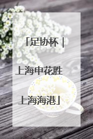 足协杯｜上海申花胜上海海港
