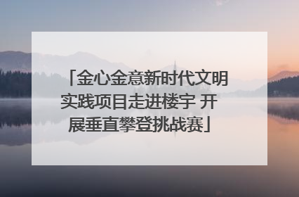 金心金意新时代文明实践项目走进楼宇 开展垂直攀登挑战赛