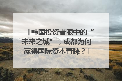 韩国投资者眼中的“未来之城”，成都为何赢得国际资本青睐？