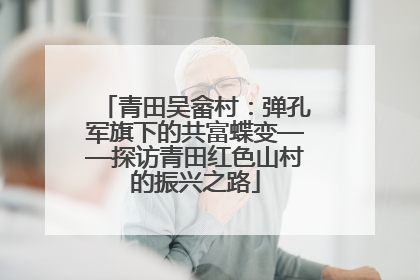 青田吴畲村：弹孔军旗下的共富蝶变——探访青田红色山村的振兴之路