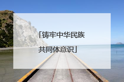 铸牢中华民族共同体意识