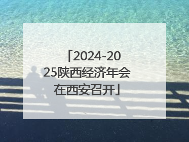 2024-2025陕西经济年会在西安召开