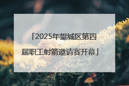 2025年望城区第四届职工射箭邀请赛开幕